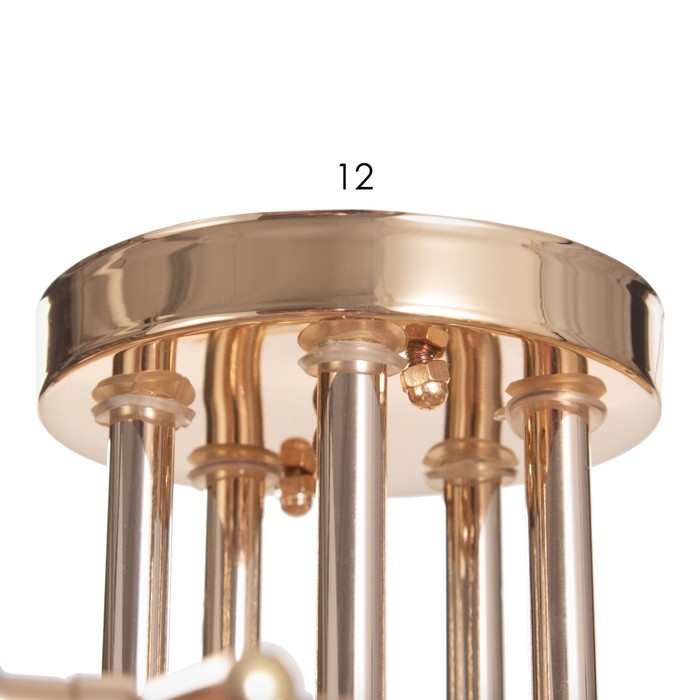 Люстра Люстра "Лойс" 5х40Вт Е27 Золото 54х54х22см