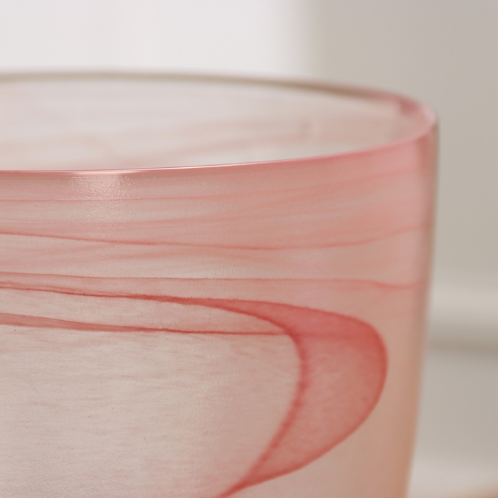 Горшок цветочный с поддоном №5 алебастр розовый 3 л Горшок цветочный с поддоном №5 алебастр розовый 3 л