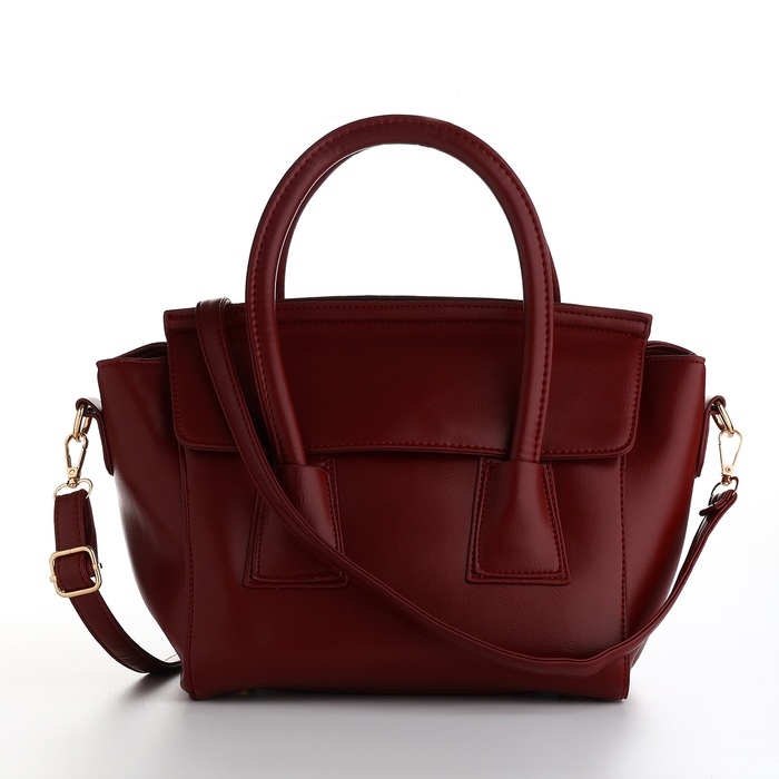 Сумка женская на молнии, цвет бордовый Сумка женская на молнии, цвет бордовый