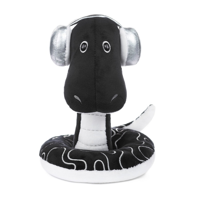 Мягкая игрушка  Мягкая игрушка "Змей диджей Блэк", 23 см MT-MRT012451-23