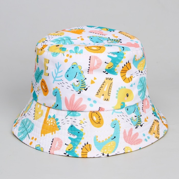 Панама детская для девочки «Дино», р-р. 52-54 см Панама детская для девочки «Дино», р-р. 52-54 см