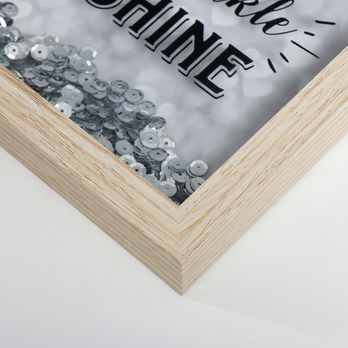 Фоторамка МДФ на 3 фото 13х18 см  Фоторамка МДФ на 3 фото 13х18 см "Шейкер - Улыбка" 36х34х2 см