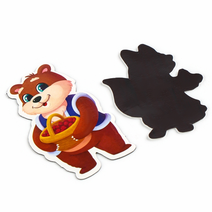 Алмазная мозаика на новый год на подвеске «Мишка с подарками», 9 х 11 см, новогодний набор для творчества