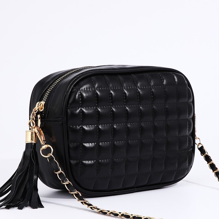 Сумка кросс-боди на молнии, цвет чёрный Сумка кросс-боди на молнии, цвет чёрный