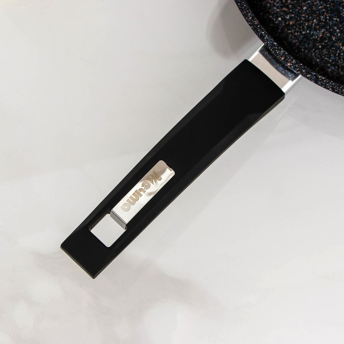 Сковорода «Гранит Star», d=24 см, стеклянная крышка, антипригарное покрытие, тёмно-синий Сковорода «Гранит Star», d=24 см, стеклянная крышка, антипригарное покрытие, тёмно-синий