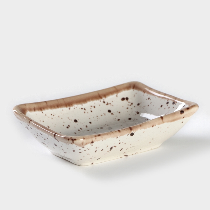 Соусник фарфоровый под соевый соус Punto bianca, 50 мл, 9,5×7 см Соусник фарфоровый под соевый соус Punto bianca, 50 мл, 9,5×7 см