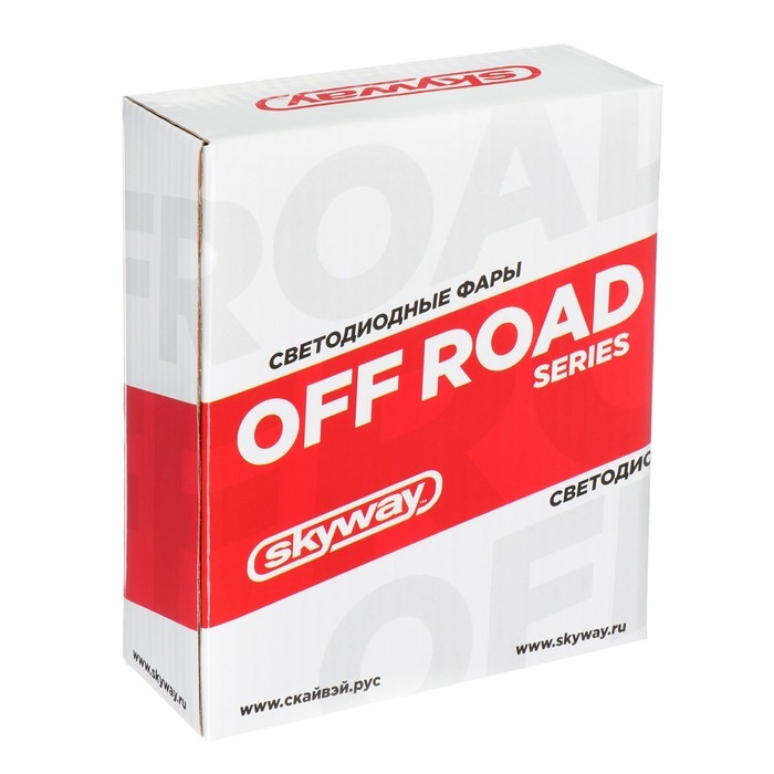 Фара светодиодная Skyway OFF ROAD, квадратная, 12/24 В, 27 Вт, 9 диодов, 110 х 110 мм, ближний свет Фара светодиодная Skyway OFF ROAD, квадратная, 12/24 В, 27 Вт, 9 диодов, 110 х 110 мм, ближний свет