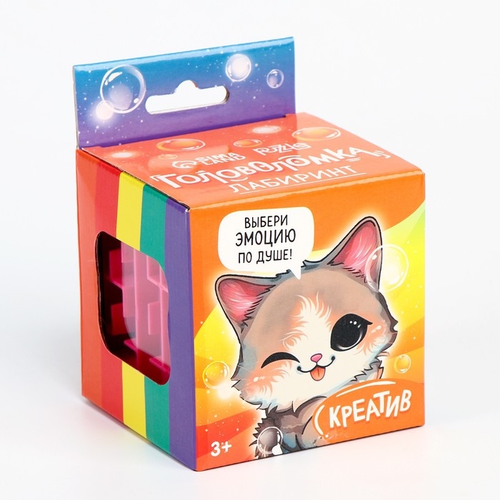 Головоломка лабиринт с шариком «Креатив» Головоломка лабиринт с шариком «Креатив»