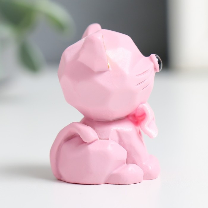 Сувенир полистоун Сувенир полистоун "Котёнок с бантом" МИКС 4х2,5х3 см