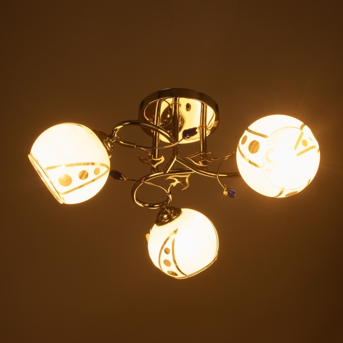 Люстра Люстра "Аура" 3х40Вт Е27 Хром МОДЕЛЬ: 2612363