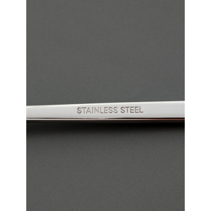 Ложка чайная из нержавеющей стали Magistro Gamburg, длина 16 см, толщина 3,5 мм, цвет серебряный Ложка чайная из нержавеющей стали Magistro Gamburg, длина 16 см, толщина 3,5 мм, цвет серебряный