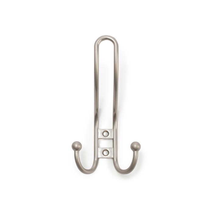 Крючок мебельный ТУНДРА TKT002 LIGHT, трехрожковый, матовый никель Крючок мебельный ТУНДРА TKT002 LIGHT, трехрожковый, матовый никель