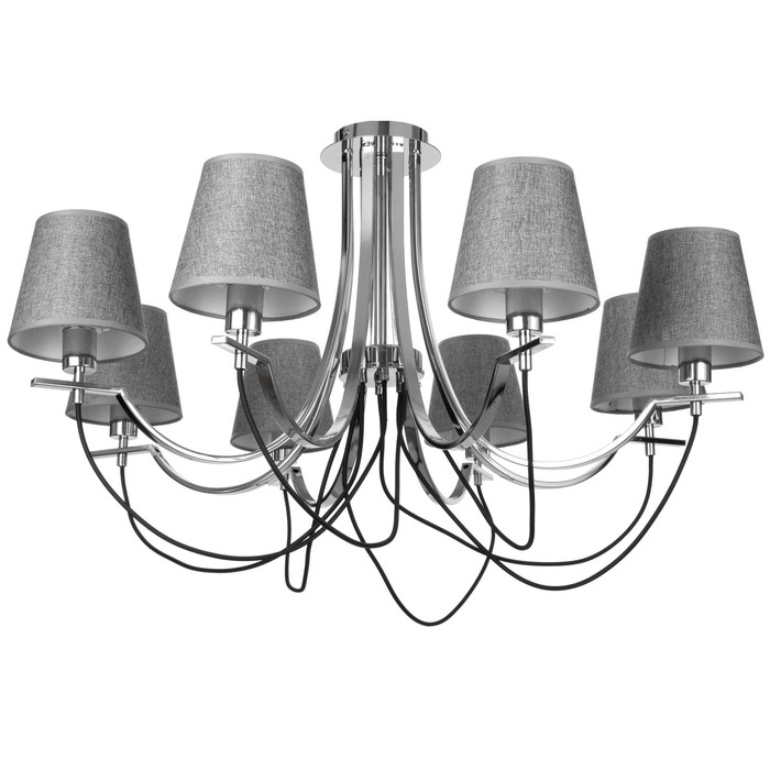 Люстра 2794/8 E27 40Вт хром 80х80х32 см BayerLux Люстра 2794/8 E27 40Вт хром 80х80х32 см BayerLux