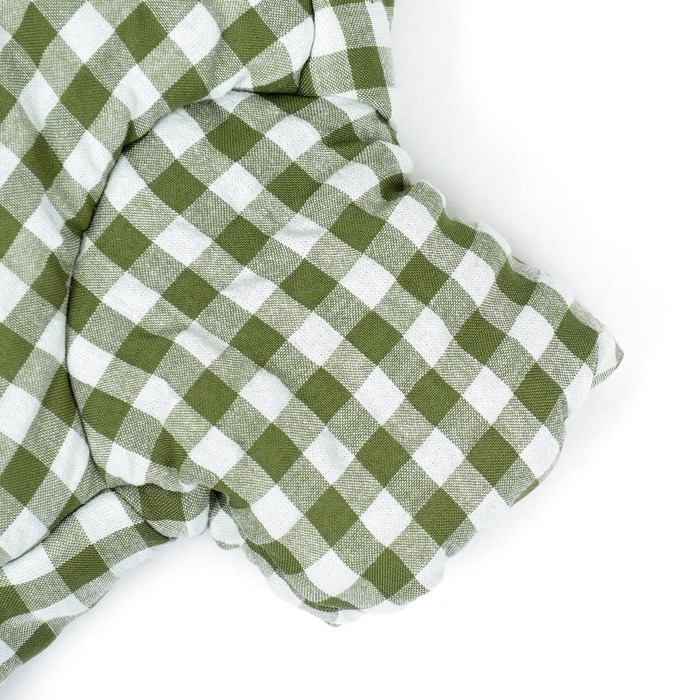 Комбинезон Комбинезон "Пудра", размер M (ДС 29 см, ОШ 33 см, ОГ 45 см) бежевый/зелёный