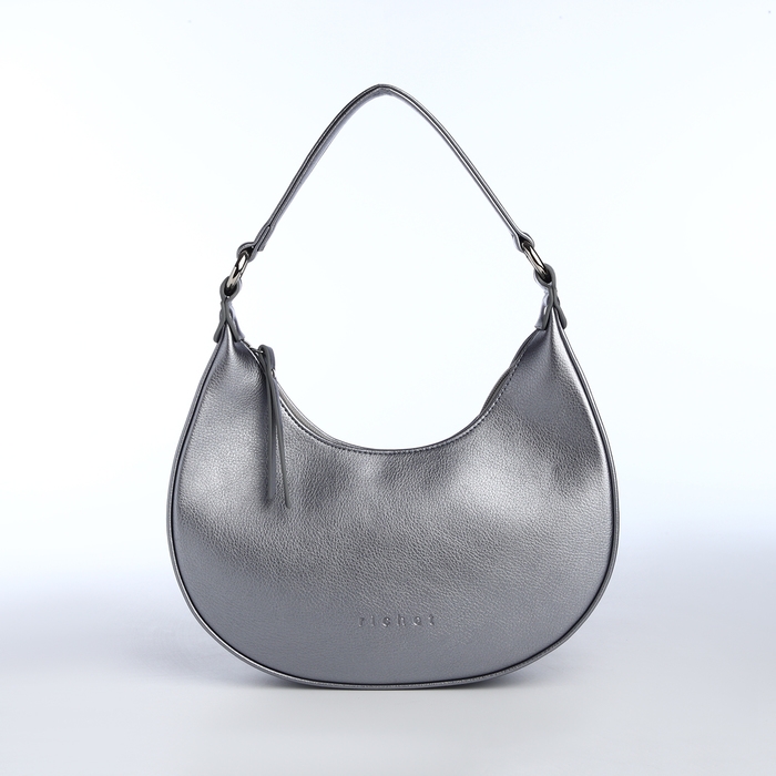 Сумка женская на молнии, цвет серебряный Сумка женская на молнии, цвет серебряный