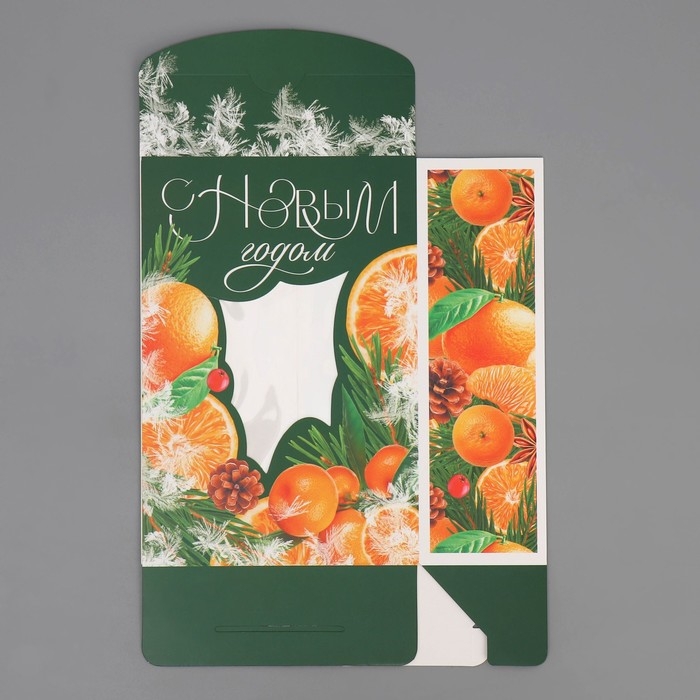 Коробка подарочная новогодняя складная «Зимние прянности», 15 х 7 х 22 см, Новый год Коробка подарочная новогодняя складная «Зимние прянности», 15 х 7 х 22 см, Новый год
