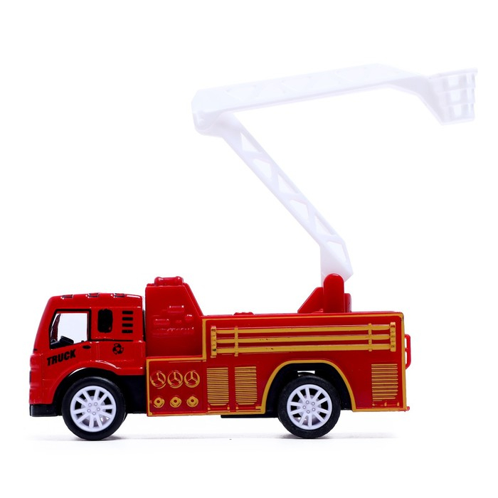 Набор металлических машин «Пожарная бригада», инерция, 3 штуки Набор металлических машин «Пожарная бригада», инерция, 3 штуки