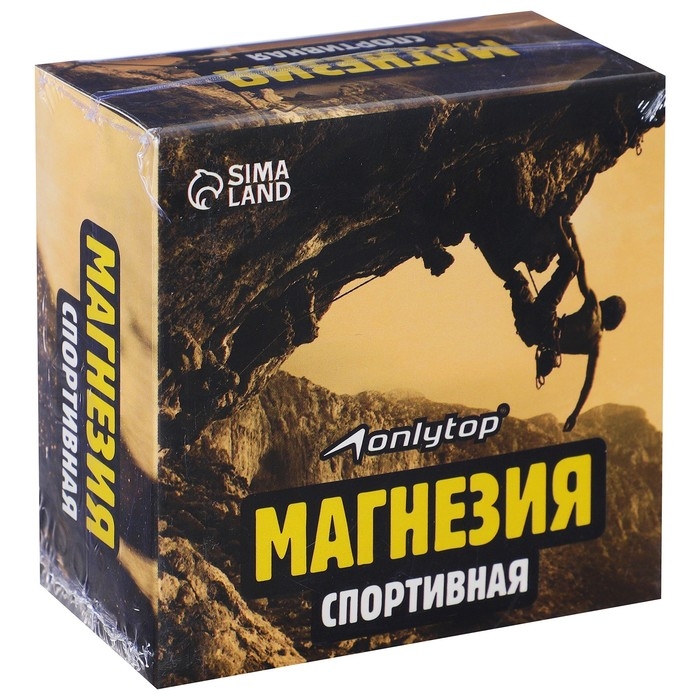 Магнезия спортивная в коробке ONLYTOP «Скалолазы» Магнезия спортивная в коробке ONLYTOP «Скалолазы»