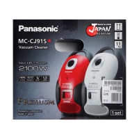 Пылесос PANASONIC MC-CJ915R, мешок, 2100 Вт, 6 л, шнур 5 м, красный