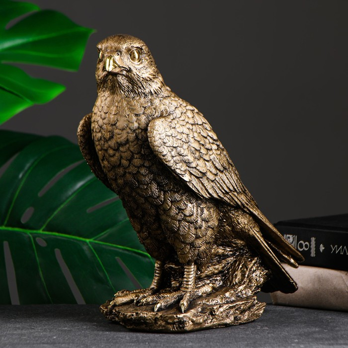 Фигура Фигура "Ястреб" золото, 24х13х26см