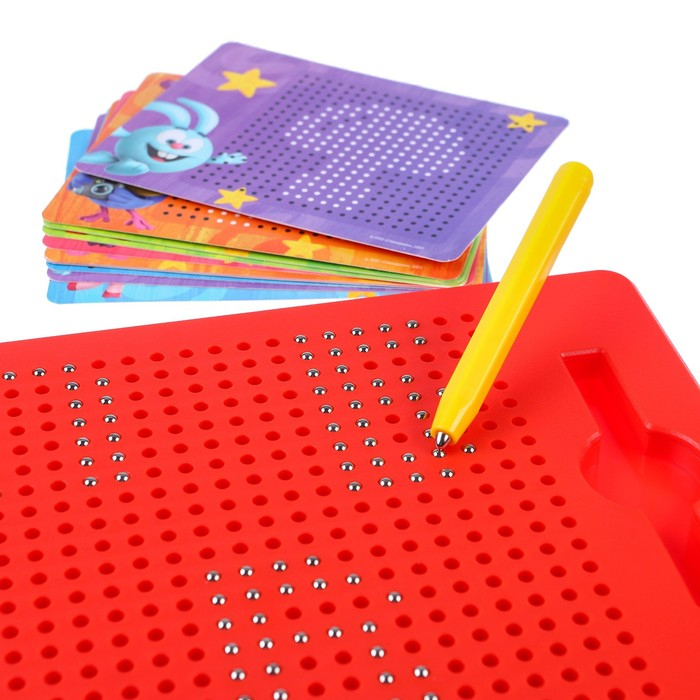 Планшет магнитный для рисования «Магнитное рисование», СМЕШАРИКИ, 380 отверстий Планшет магнитный для рисования «Магнитное рисование», СМЕШАРИКИ, 380 отверстий