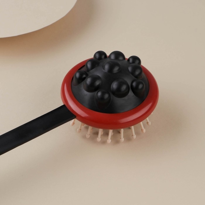 Массажер для тела, чесалка для спины Массажер для тела, чесалка для спины "Счастье внутри", 33 х 7,5 см