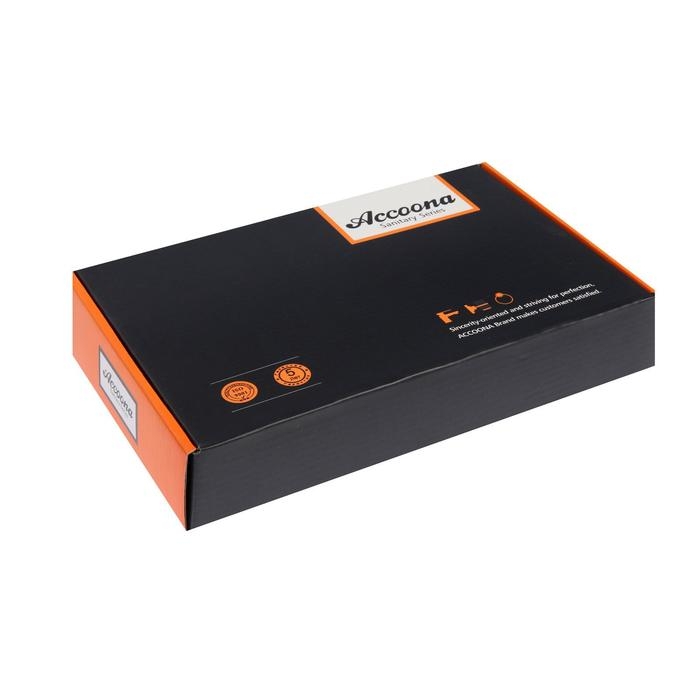 Смеситель для кухни Accoona A4844G, однорычажный, силиконовый излив, силумин, белый/хром Смеситель для кухни Accoona A4844G, однорычажный, силиконовый излив, силумин, белый/хром