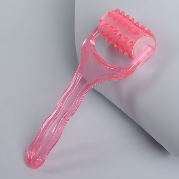 Массажёр - роллер, с шипами, 19 × 9 × 3,5 см, универсальный, цвет МИКС Массажёр - роллер, с шипами, 19 × 9 × 3,5 см, универсальный, цвет МИКС