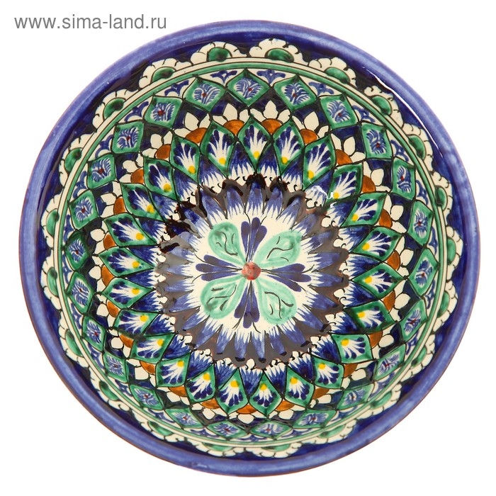 Коса Риштанская Керамика  Коса Риштанская Керамика "Узоры", 18 см, большая,  микс