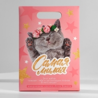 Подарочный набор ежедневник, блок бумаги и ручка «Самая милая»