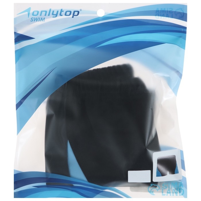 Плавки для плавания ONLYTOP, р. 58, цвет чёрный/серый/голубой Плавки для плавания ONLYTOP, р. 58, цвет чёрный/серый/голубой