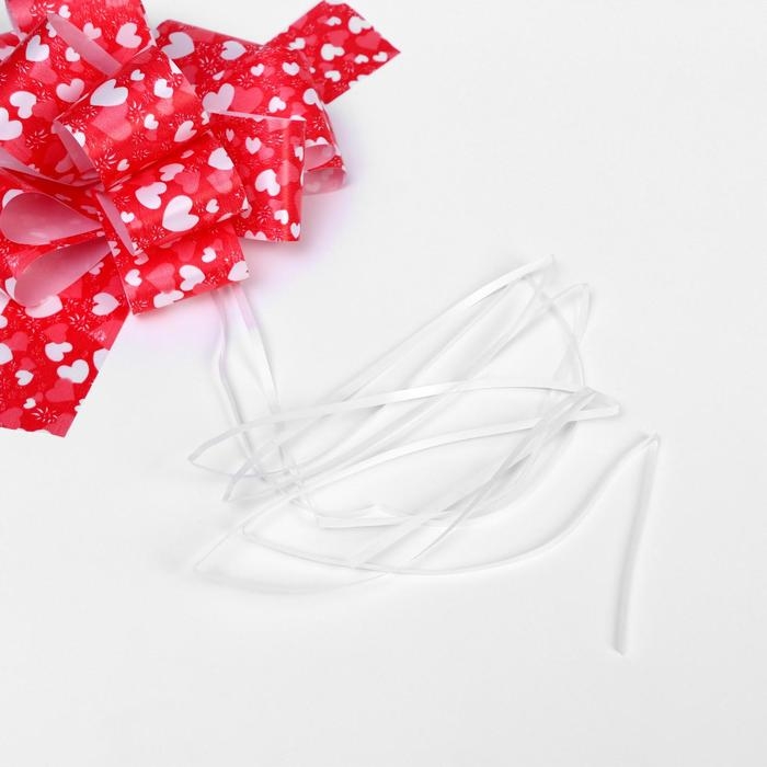 Бант-шар №5  Бант-шар №5 "Сердца", цвет красный, микс