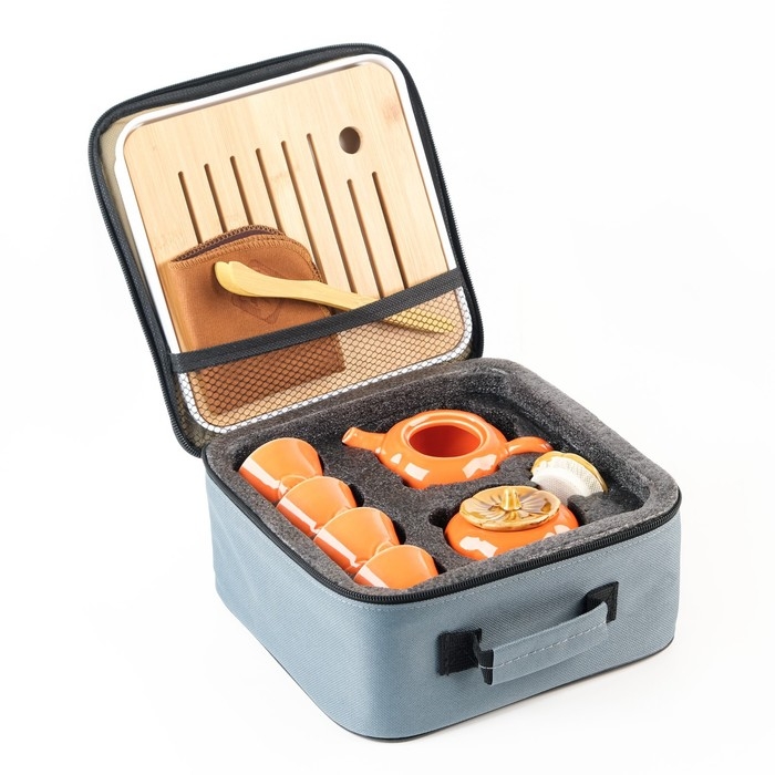 Набор для чайной церемонии "ДЖЕКИЧАЙ" на 4 персоны, пиала 45 мл,чайник 170 мл, 10 предметов