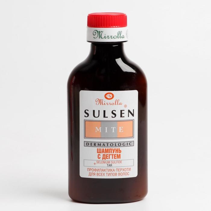 Шампунь Mirrolla «Сульсен Мите» 1% с дёгтем, 150 мл
