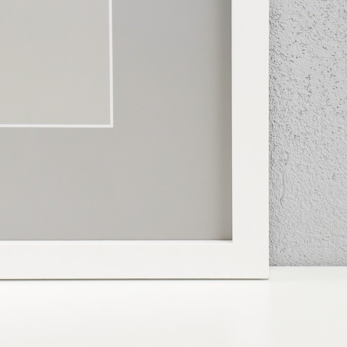 Фоторамка МДФ Фоторамка МДФ "Nina" 40x50 см, белый (пластиковый экран)