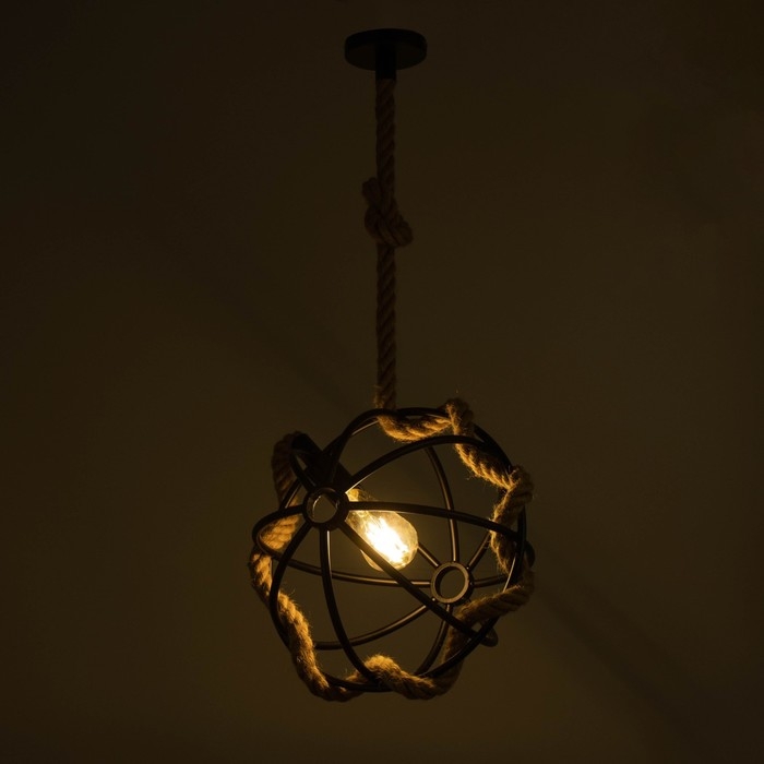 Светильник BayerLux "Глоба" Е27 40Вт черный 33х33х33-113см