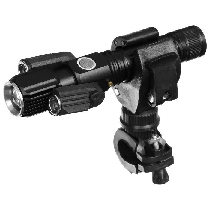 Фонарь велосипедный передний, 3 светодиода, 4 режима Фонарь велосипедный передний, 3 светодиода, 4 режима