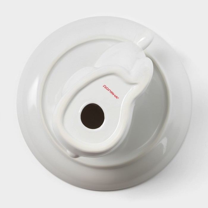 Подставка для торта Доляна «Мишка Отто», 20,5×11,5 см, цвет белый Подставка для торта Доляна «Мишка Отто», 20,5×11,5 см, цвет белый