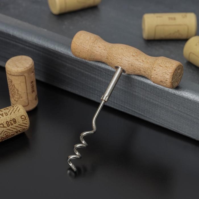 Штопор «Универсал», 10 см, деревянный Штопор «Универсал», 10 см, деревянный