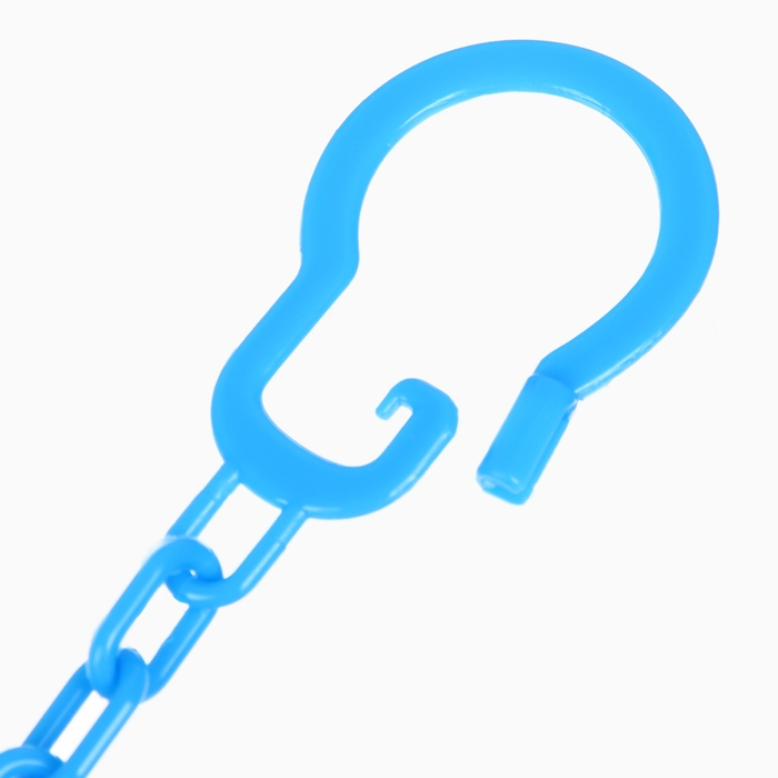 Набор: Соска - пустышка с держателем «Пингвин», анатомическая +6 мес, цвет голубой Набор: Соска - пустышка с держателем «Пингвин», анатомическая +6 мес, цвет голубой