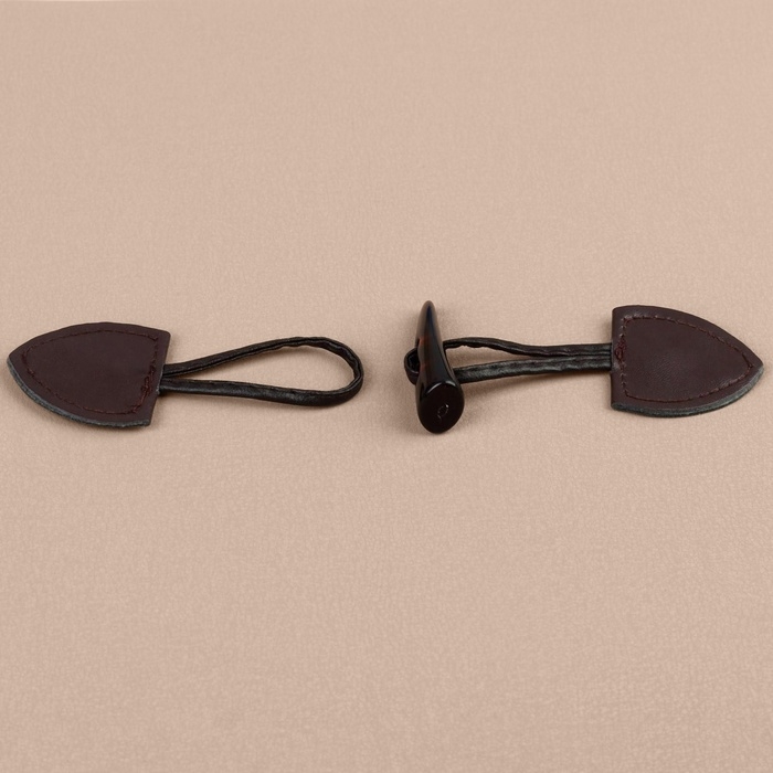 Застёжка-клевант 16 × 3,6 см, 3 шт, цвет коричневый Застёжка-клевант 16 × 3,6 см, 3 шт, цвет коричневый