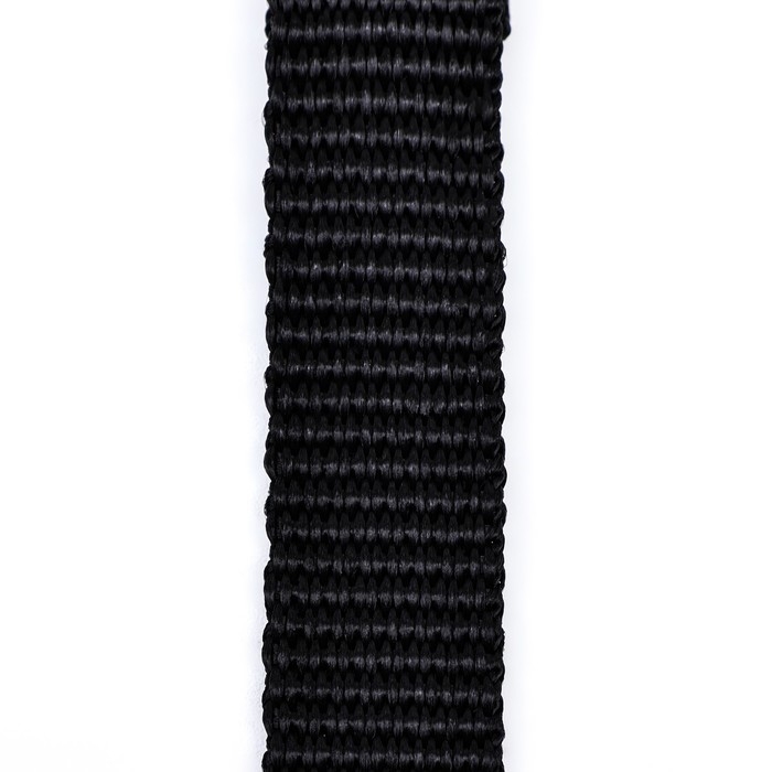 Поводок капроновый, 120 х 1,5 см, чёрный Поводок капроновый, 120 х 1,5 см, чёрный