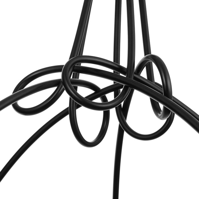 Люстра  Люстра "Узел" E27 5х40Вт черный 54х54х40 см