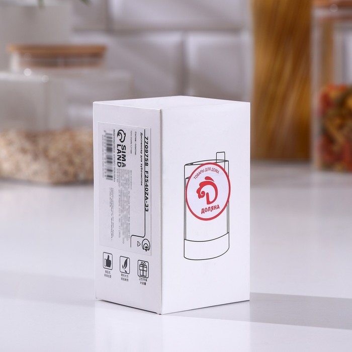 Диспенсер для зубочисток автоматический, цвет зелёный Диспенсер для зубочисток автоматический, цвет зелёный