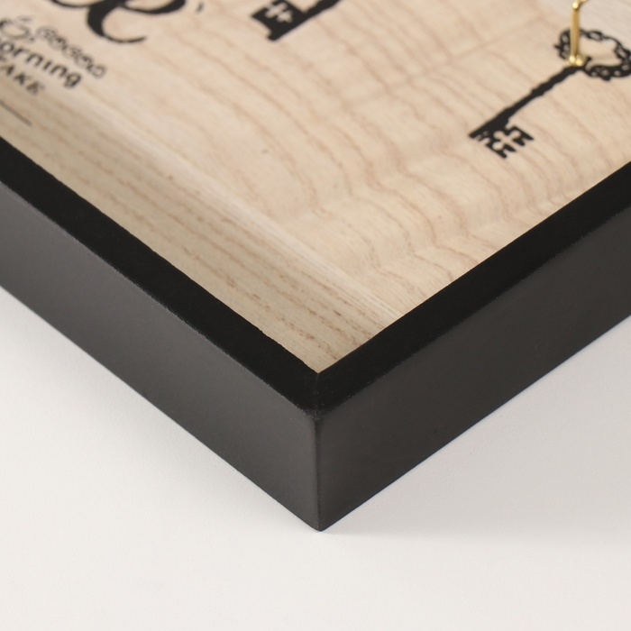 Крючки декоративные дерево  Крючки декоративные дерево "Утро начинается с кофе" 3х36,5х16,4 см