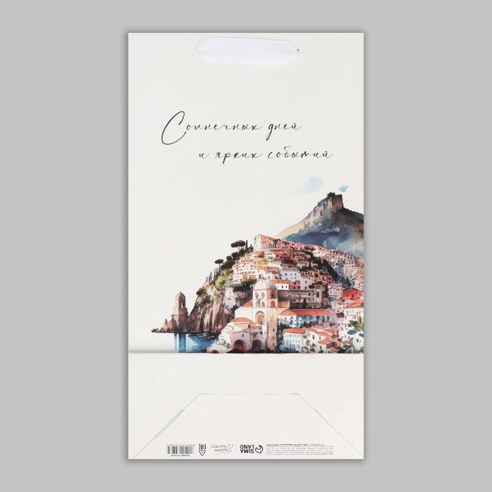 Пакет подарочный под две бутылки, упаковка, «Яркие события», 35 х 20 х 9 см Пакет подарочный под две бутылки, упаковка, «Яркие события», 35 х 20 х 9 см