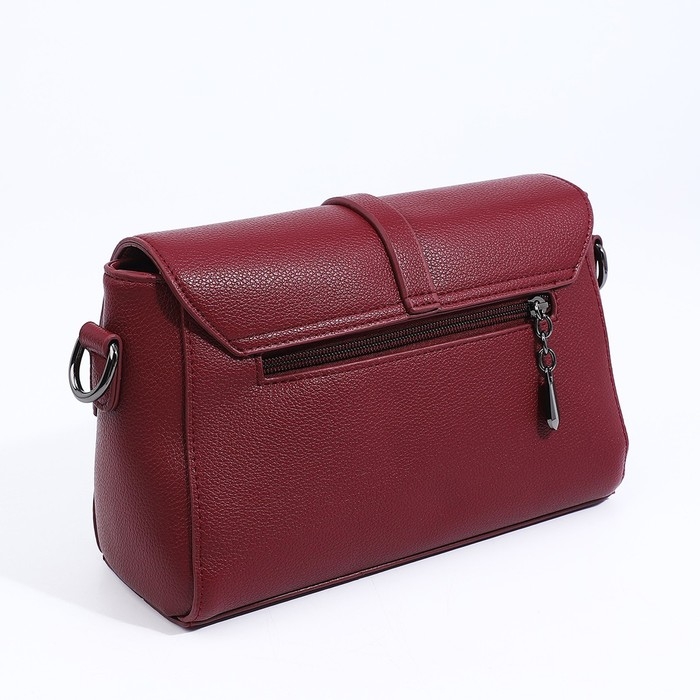 Сумка-мессенджер на магните, цвет бордовый Сумка-мессенджер на магните, цвет бордовый