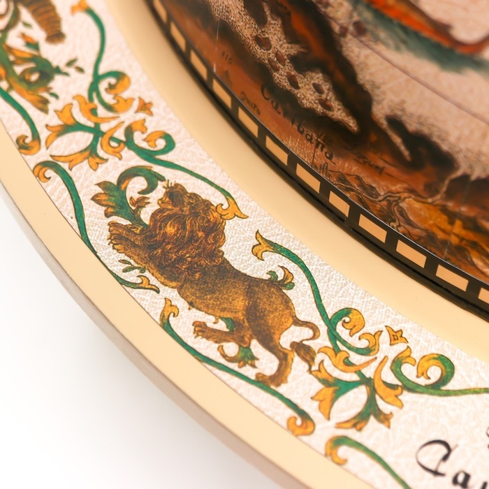 Глобус-бар декоративный, песочный цвет 43х33х33 см Глобус-бар декоративный, песочный цвет 43х33х33 см