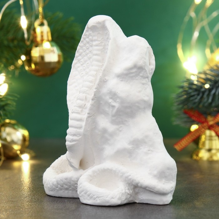 Новый год. Символ 2025. Фигура для раскраски Новый год. Символ 2025. Фигура для раскраски"Змея хрустальница" 10х7,5см