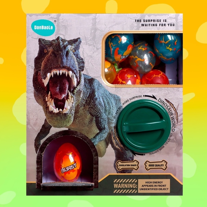 Игрушка-сюрприз «Дино» в яйце, МИКС Игрушка-сюрприз «Дино» в яйце, МИКС